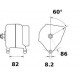 ALTERNATEUR ( MG 308 ) 14V 120A AAK5562 / 11203388