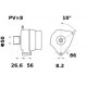 ALTERNATEUR ( MG 339 ) 14V 120A - prix valable jusqu'à épuisement