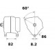 ALTERNATEUR ( MG 562 ) 14V 120A AAK5384 / 11203175