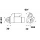 DEMARREUR ( MS 388 ) 12V 2,7kW z9 AZJ3538 / 11130303