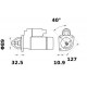 DEMARREUR ( MS 345 ) 12V 2,8kW z10 AZJ3144 / 11130509