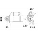 DEMARREUR ( MS 271 ) 12V 3,1kW z9 AZJ3236 / 11130695