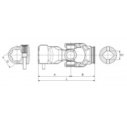 JOINT TYPE WALTERSCHEID ( 211200 + 210000 + 211000 ) / EUROCARDAN