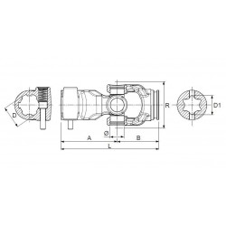 JOINT TYPE WALTERSCHEID ( 3614100 + 360000 + 361000 ) / EUROCARDAN