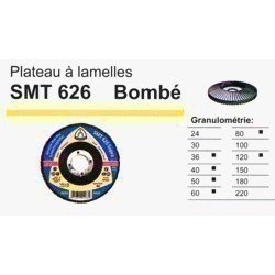 PLATEAUX A LAMELLES SMT626 115X22.23 / GRAIN DE 40 KLINGSPOR