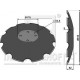 DISQUE CRENELE TYPE MASCHIO Ø610x5 , 4 TR. Ø13.5 EA 110 / NIAUX 2020