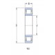 ROULEMENT A ROULEAUX CYLINDRIQUES Nsk 50X90X23 ET