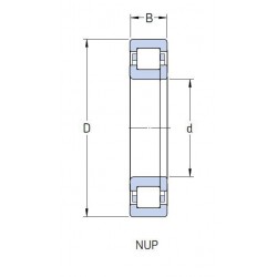 ROULEMENT A ROULEAUX CYLINDRIQUES Nsk 45X85X19 ET