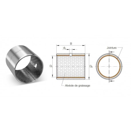 COUSSINET PERMAGLIDE Ø20x23 L20