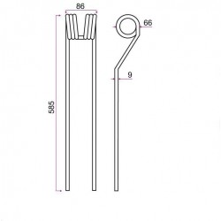 DENT ANDAINEUR TYPE POTTINGER / GRANGE & WALTER GW072