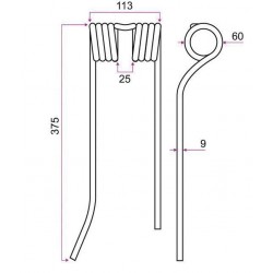 DENT FANEUSE TYPE PZ VGPZ106E / GRANGE & WALTER GW142