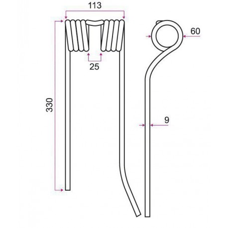 DENT FANEUSE TYPE PZ VGPZ107E / GRANGE & WALTER GW141