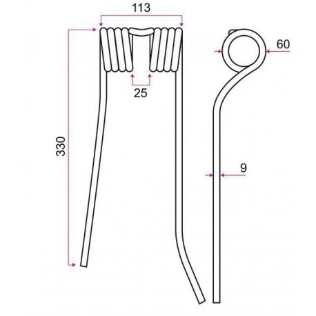 DENT FANEUSE TYPE PZ VGPZ110E / GRANGE & WALTER GW143