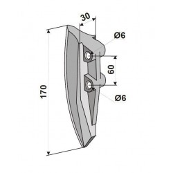 POINTE DE SOC PNU MAïS ( sans rivet ) TYPE 30046050 MONOSEM