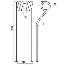 DENT FANEUSE TYPE STOLL / GRANGE & WALTER GW229