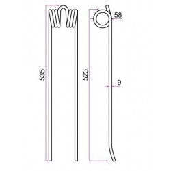 DENT ANDAINEUR TYPE STOLL 0621811 / Grange & Walter GW331NM