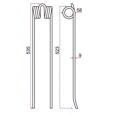 DENT ANDAINEUR TYPE STOLL 0621811 / Grange & Walter GW331NM