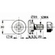 VIS + ECROU NYLSTOP POUR COUTEAU TYPE KVERNELAND-TAARUP