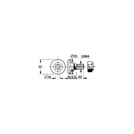 VIS + ECROU NYLSTOP POUR COUTEAU TYPE KVERNELAND-TAARUP