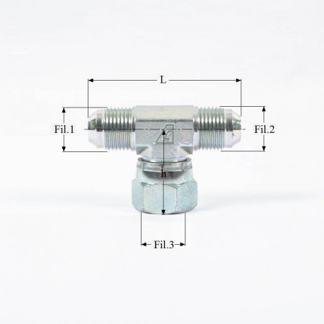 ADAPTEUR TE ORIENTABLE 1/2 JIC