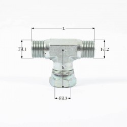 ADAPTEUR TE ORIENTABLE 1' BSP