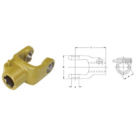 MACHOIRE WALTERSCHEID D' EXTREMITE AG 2100 1'3/8 (6)