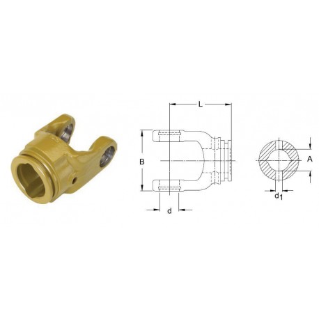 MACHOIRE Walterscheid DE TUBE A GORGE RG 2100 PR00A SC05 SPB8 66