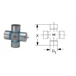 KIT DE CROISILLON 42x104 SERIE 2600 Walterscheid 250 h GRAIS. LAT.