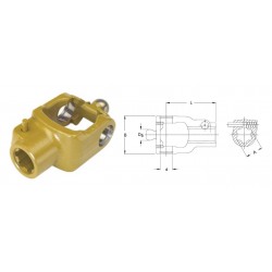 MACHOIRE Walterscheid D 'EXTREMITE AG 2580 KNP1 3/8-21 STIFT 125