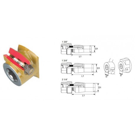 CONE DE SERRAGE CC ( BOULON CONIQUE ) Walterscheid 1'3/4 L : 43 mm