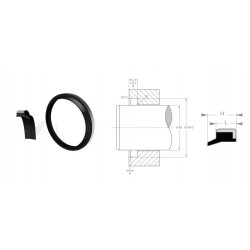 JOINT RACLEUR 40X50X10 P7 - prix valable jusqu'à épuisement