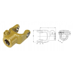 MACHOIRE EXTREMITE WALTERSCHEID AGCC 2500 KNP1 3/8-6 CC L118 KPL