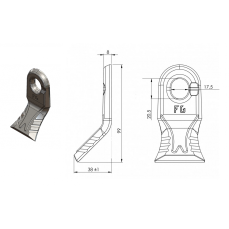 COUTEAU Y FORGES GORCE MILLENIUM MR - SPEED SYSTEM FG000051A