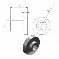 ENTRETOISE EPAULEE Forges Gorce FG000460