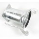 BRIDE CARREE 8" GALVANISEE AVEC RACCORD FEMELLE D.200