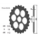 ROUE ETOILE ø D 530 , épais. 18 Trou central Ø112 TYPE DALBO