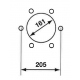 ROUE COMPL. 11.5/80-15.3 14PR TL 900 6-0/205X161 4/8 NC I-1A ADVANCE 
