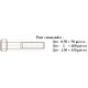 VIS TH 10.9 Brut DIN 931 M20x150 ( prix aux 100 pièces ) 