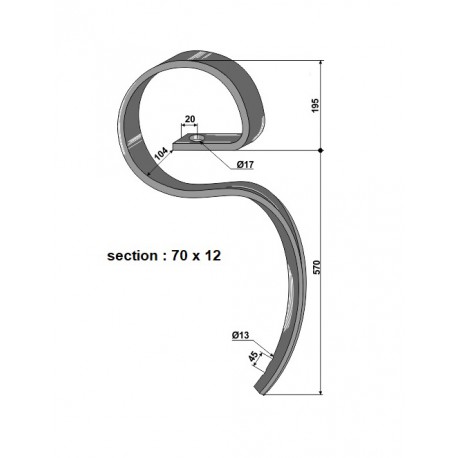 DENT ''ELEPHANT'' 70x12 TYPE RAZOL KILLIS , BEDNAR ( n/consulter )