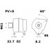 ALTERNATEUR ( MG 286 ) 14V 120A AAK5759 / 11203822