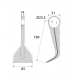 MARTEAU TYPE LAGARDE BL008669 14x85 R180 TR. 25.5 / PONCIAL 