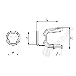 MACHOIRE TUBE EXT. YE10E