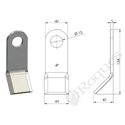 COUTEAU Y 40x5 FORGES GORCE FG000105 / 140.40.5