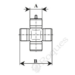 CROISILLON SERIE 1 22x54 EUROCARDAN ( TYPE BONDIOLI 1.41 )