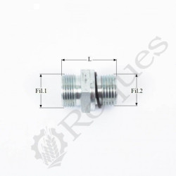 UNION MALE GAZ CYLINDRIQUE UMJA20S G3/4 nu