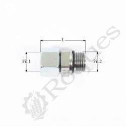 ADAPTEUR MALE CYL. AJA12S M18X150 ( prix valable jusqu'à épuis. )