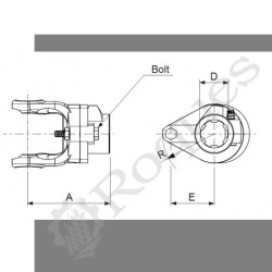 LIMITEUR A BOULON LC10 1"3/4 Z6 ( 4500 Nm ) / EUROCARDAN