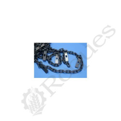 PAIRE DE CHAINE DE FOND Ø 10 / 119 MAILLONS KUHN 