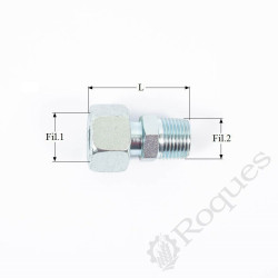 ADAPTEUR MALE GAZ CO. ACAG21 G3/4 ( prix valable jusqu'à épuis. )