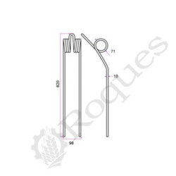 FOURCHE ORIGINE KUHN ( ex 57763700 ) - à commander par 6